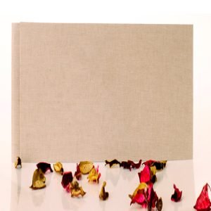 Álbum bautizo tapa lino